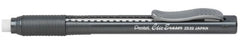 ERASER CLIC/GRIP BLK BAREL