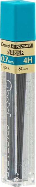 LEAD MECHICAL PENCIL .7MM 4H 12-TUBE