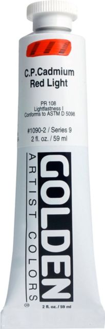 Heavy Body Acrylic Cadmium Red Light 2 oz.