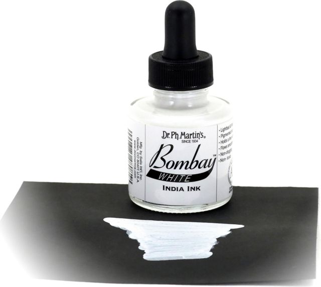 BOMBAY INDIA INK WHITE 1OZ